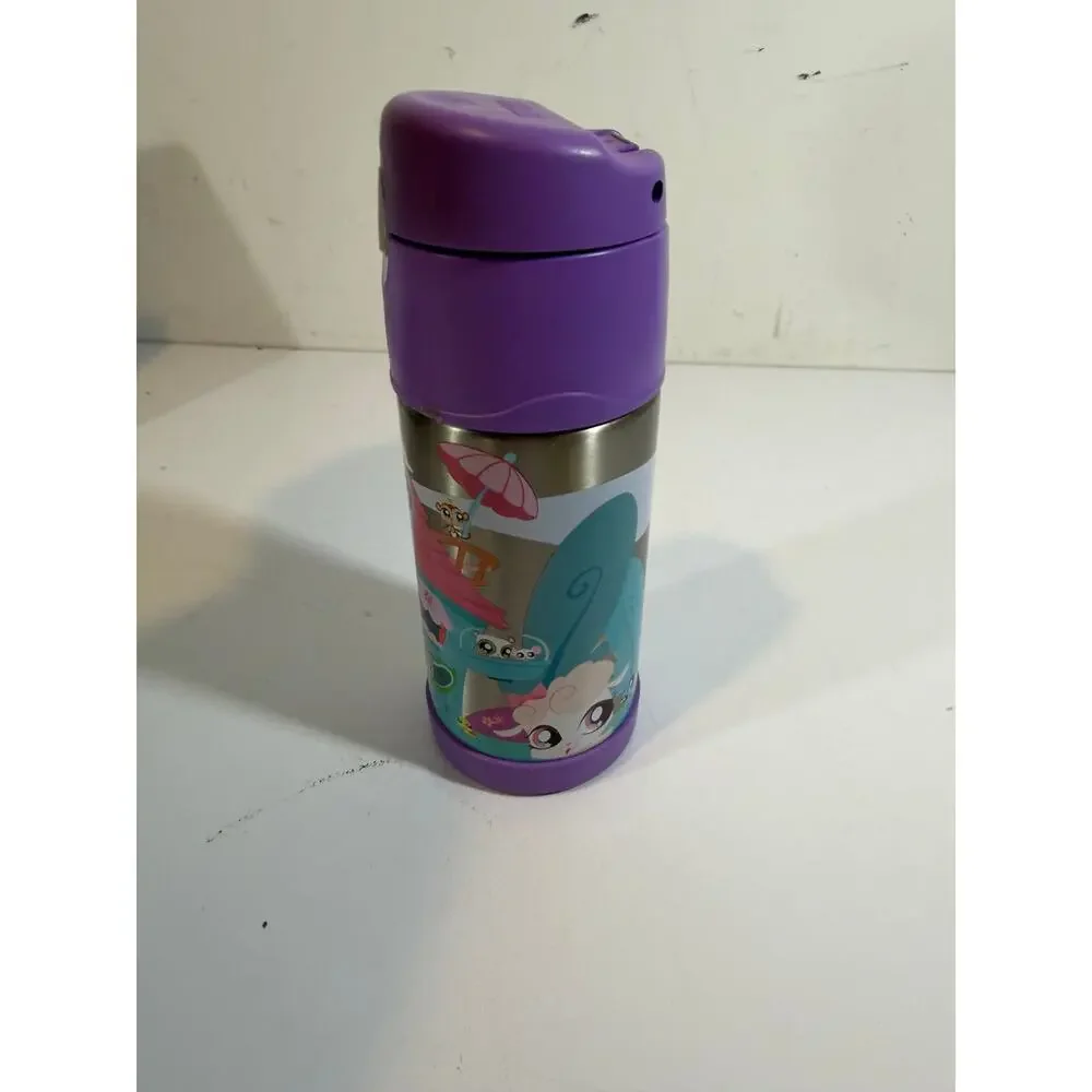 LITTLEST PET SHOP Thermos FUNTAINER 12oz Insulated Water Bottle Hot Cold LPS HTF